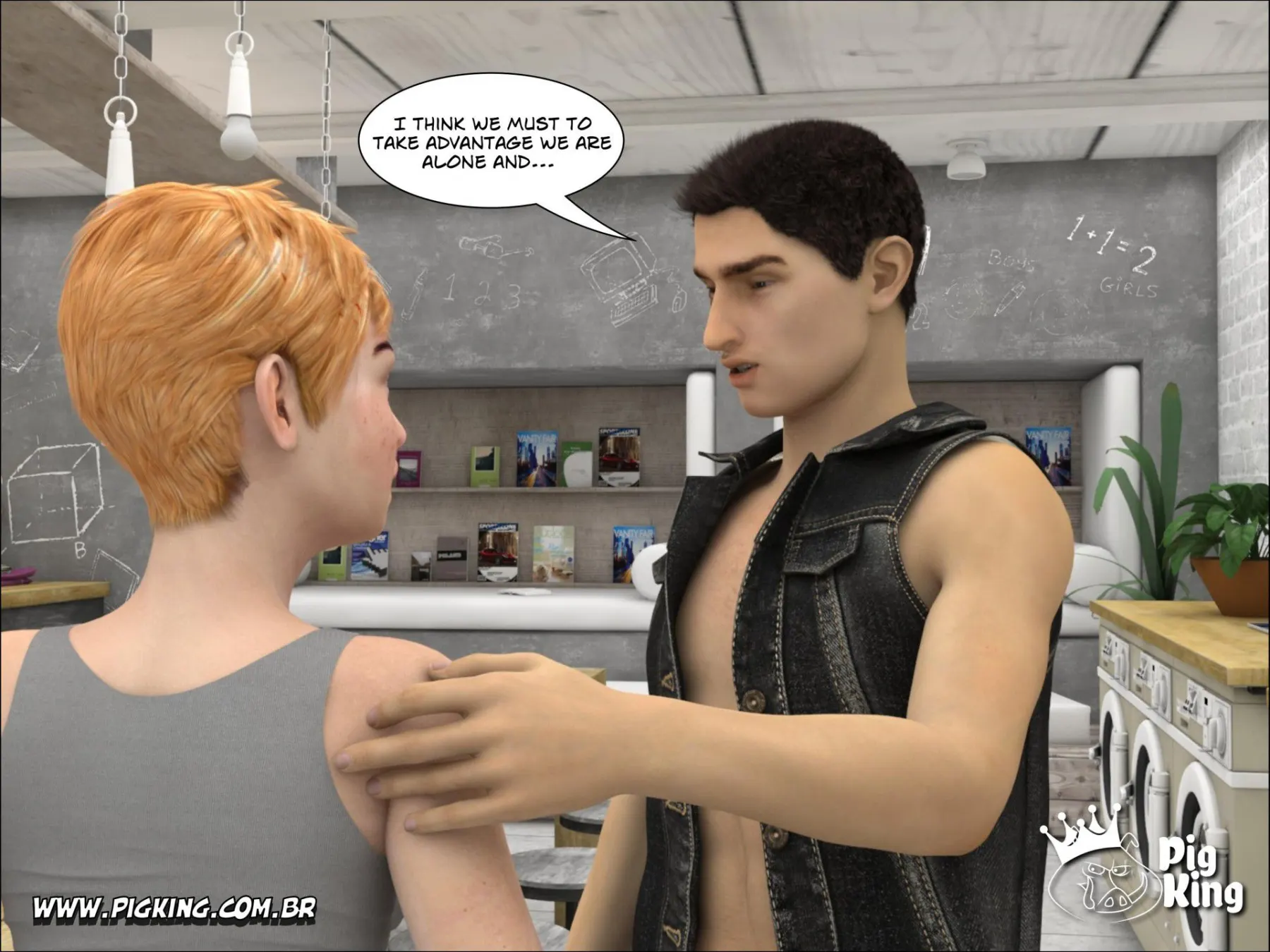 Coffee In The Laundry â Dominique  (Chapter 01) — page 14