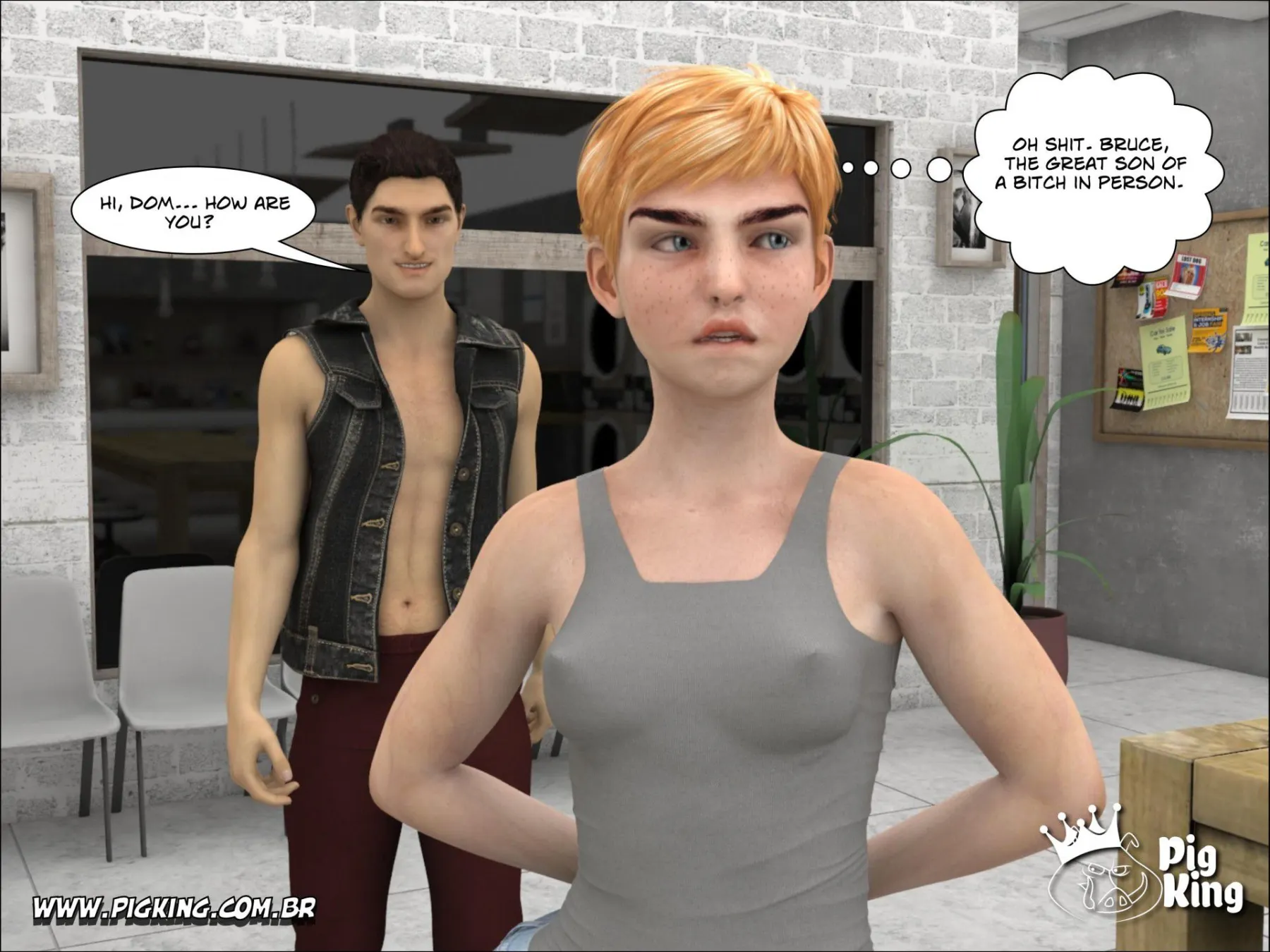 Coffee In The Laundry â Dominique  (Chapter 01) — page 8