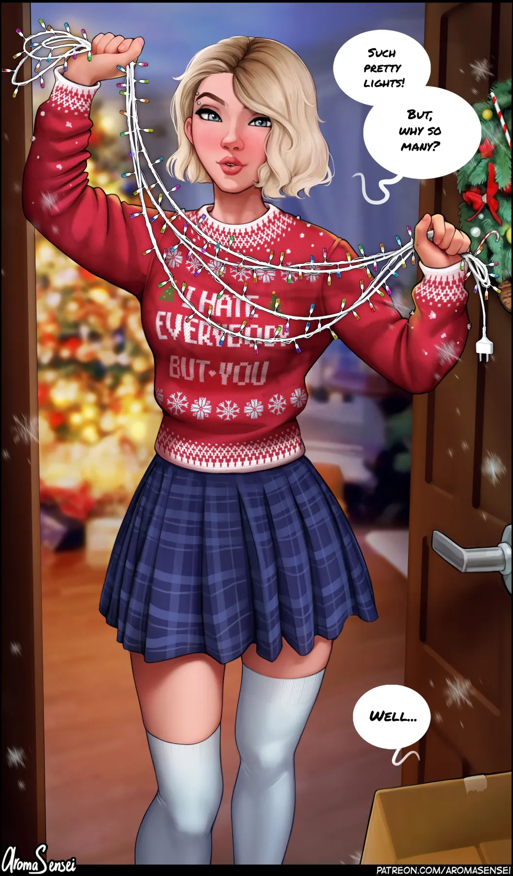 Gwen Celebrates Christmas Spider-Man  (Chapter 01 - Straight) — page 2