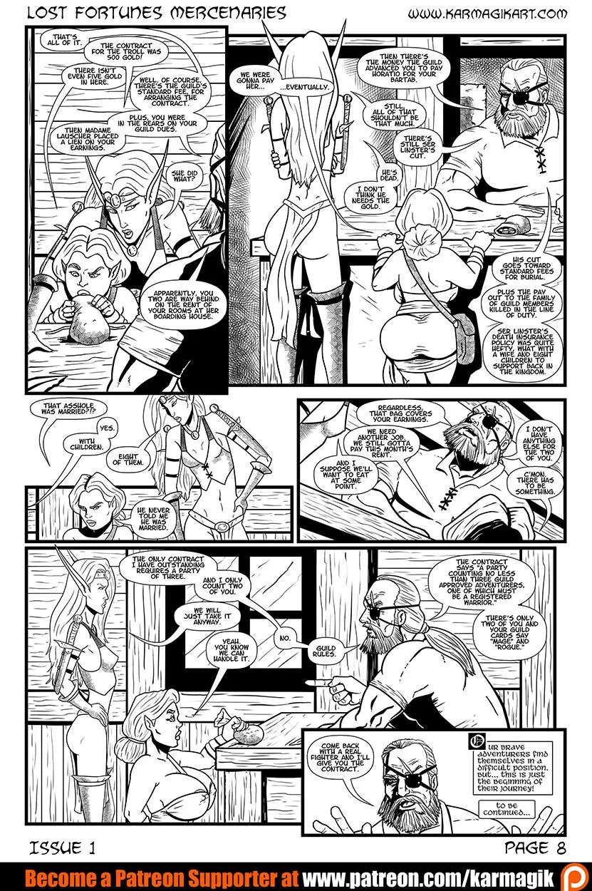 Lost Fortunes Mercenaries  (Chapter 01.5) — page 9
