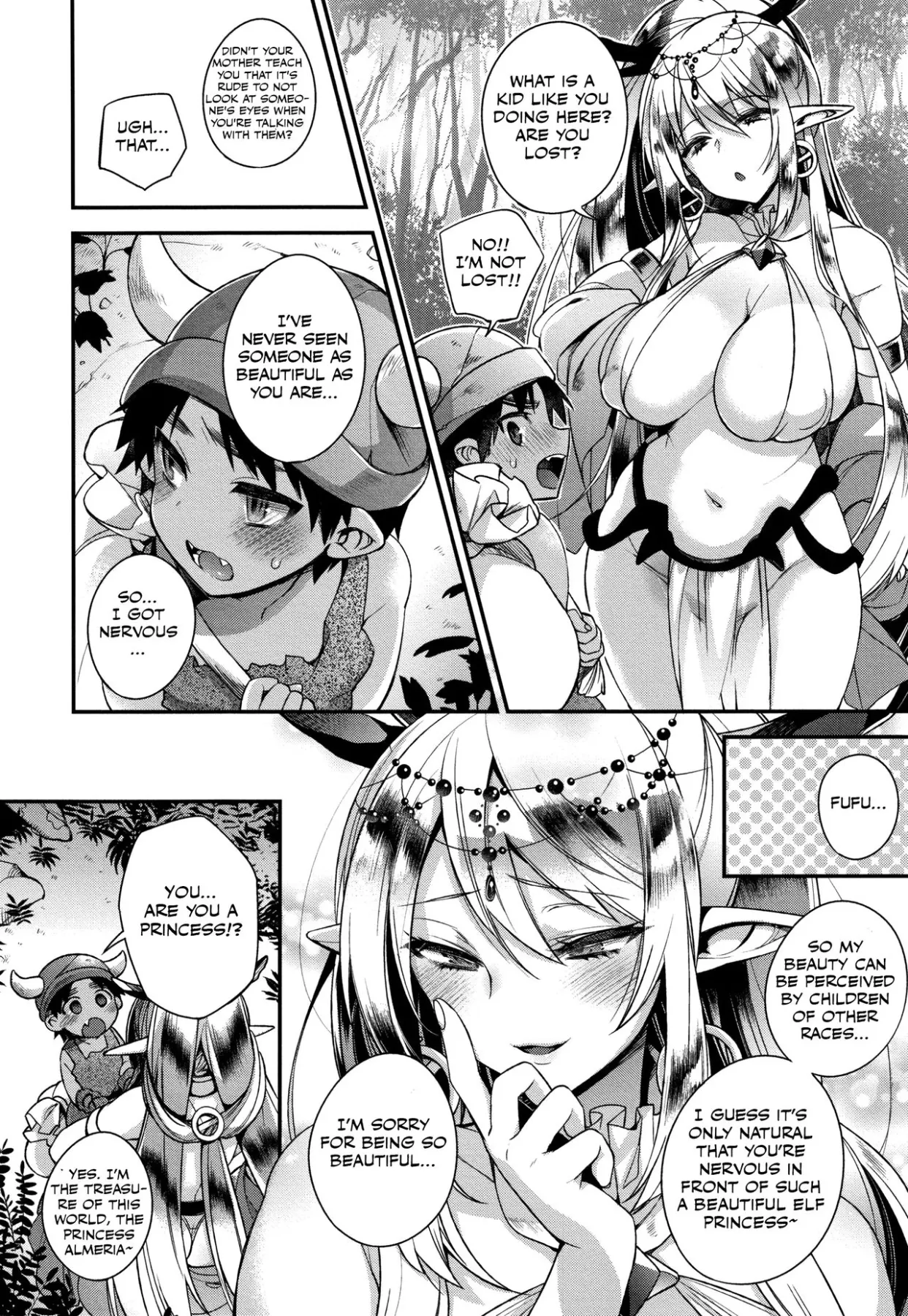 Shotaku-kun Wa Elf No Hime-sama O Jouzu Ni Haramas  (Chapter 1) — page 8