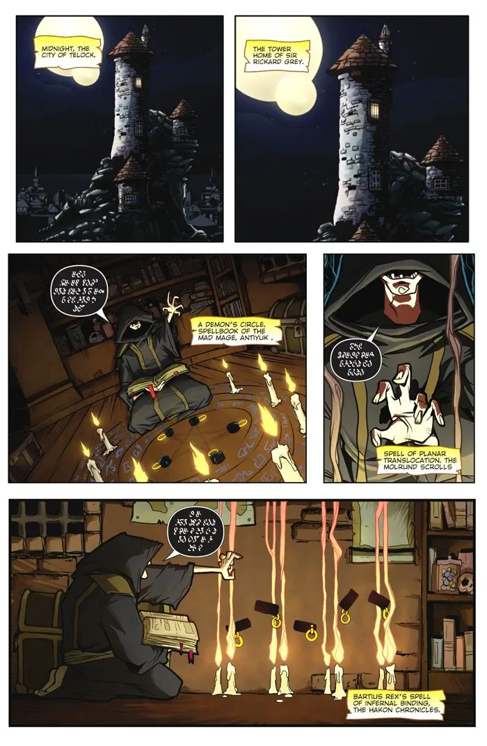 Main Comic Series  (Chapter 01 - Summoning) — page 1