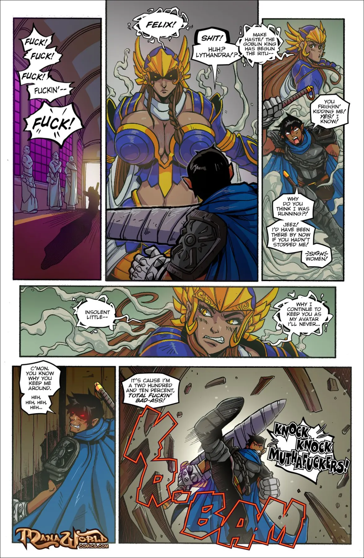 Main Comic Series  (Chapter 19 - Unholy Matrimony) — page 1