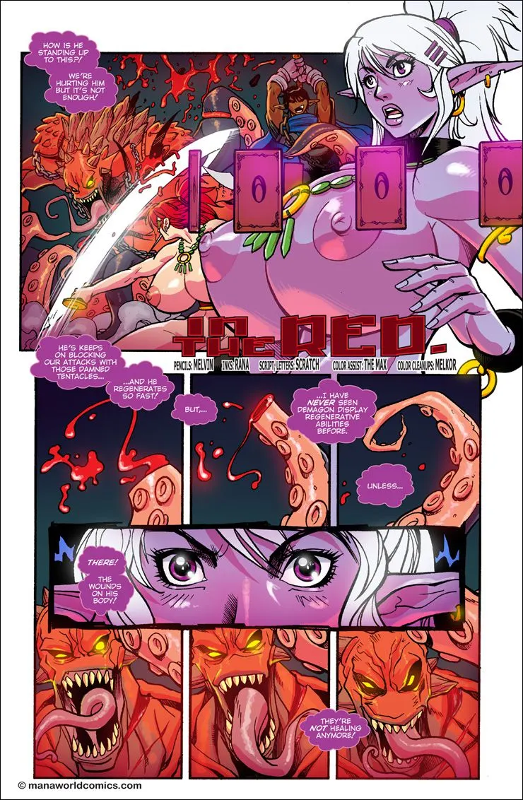 Main Comic Series  (Chapter 12 - In The Red) — page 1