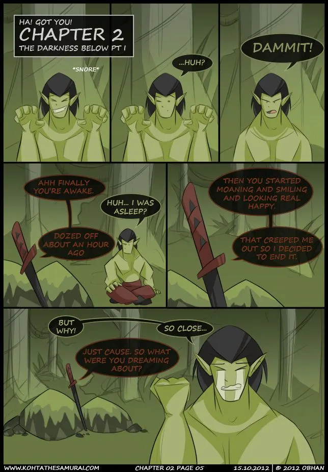 Kohta The Samurai  (Chapter 02 - The Darkness Below - Part 1) — page 5