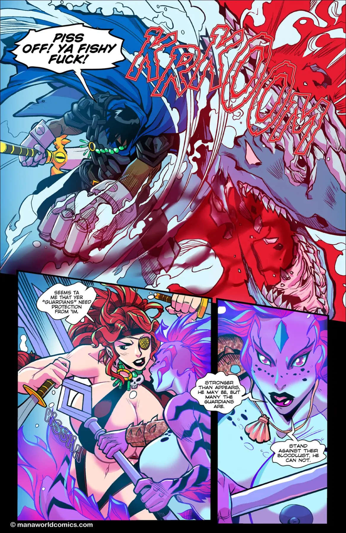 Main Comic Series  (Chapter 09 - Get Wet) — page 10
