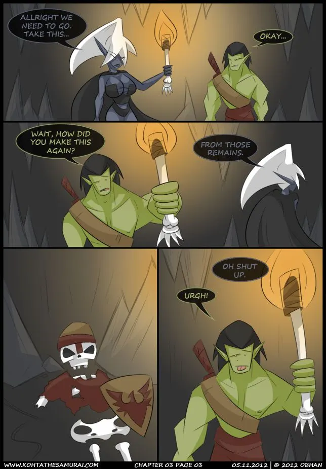 Kohta The Samurai  (Chapter 03 - The Darkness Below - Part 2) — page 3