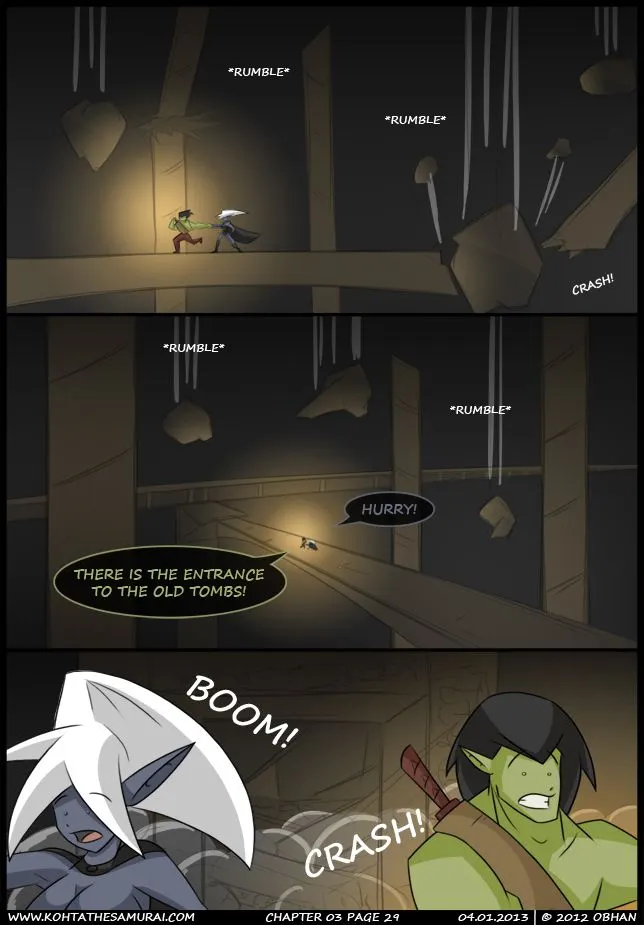 Kohta The Samurai  (Chapter 03 - The Darkness Below - Part 2) — page 29