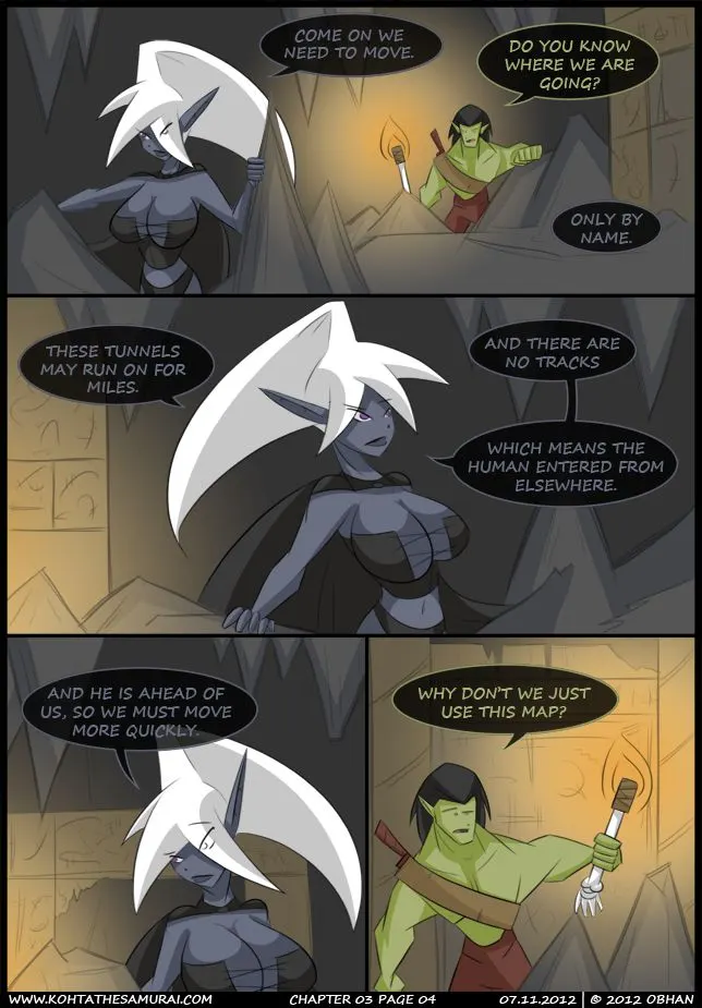 Kohta The Samurai  (Chapter 03 - The Darkness Below - Part 2) — page 4
