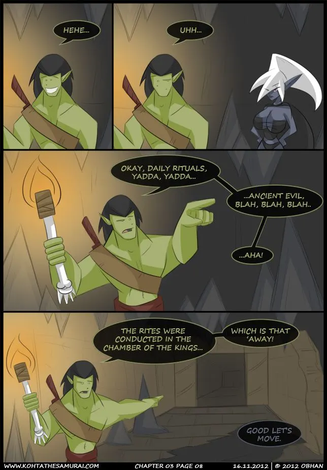 Kohta The Samurai  (Chapter 03 - The Darkness Below - Part 2) — page 8