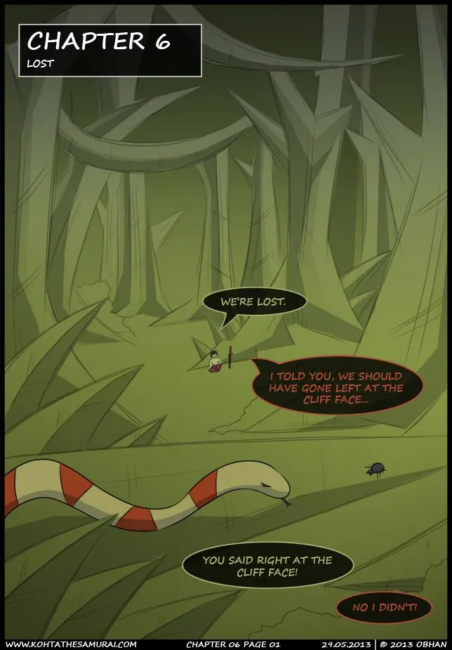Kohta The Samurai  (Chapter 06 - Lost) — page 1