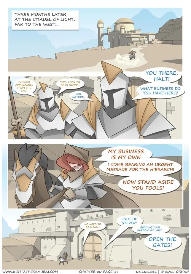 Kohta The Samurai  (Chapter 20 - New Beginnings) — page 37