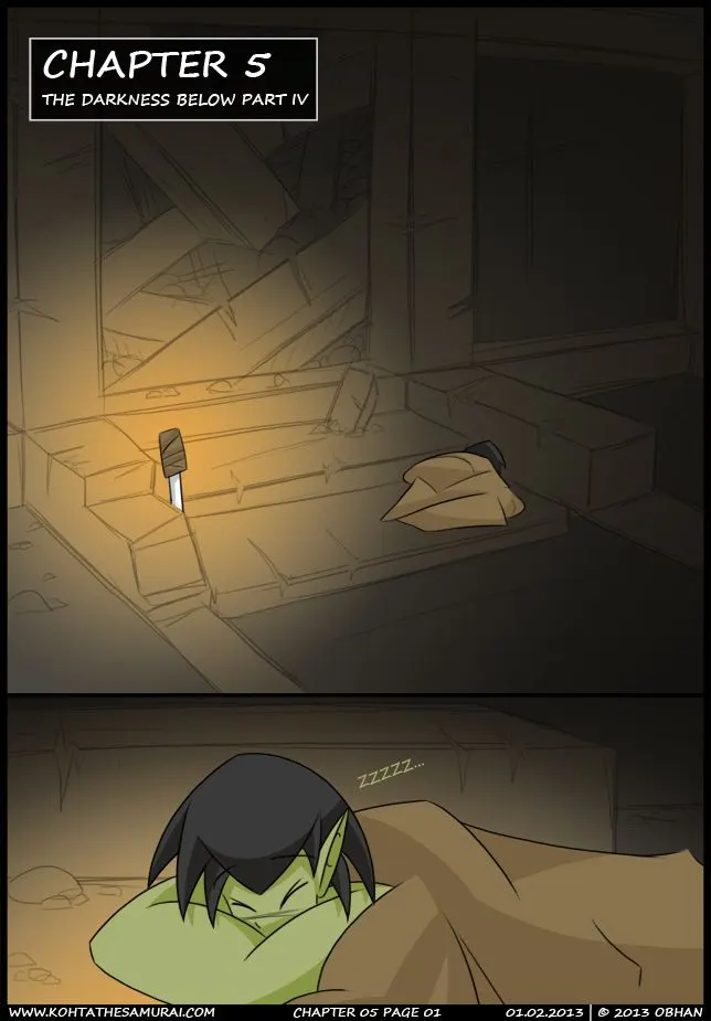 Kohta The Samurai  (Chapter 05 - The Darkness Below - Part 4) — page 1