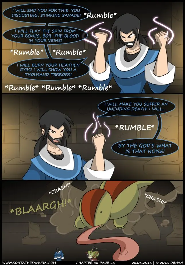 Kohta The Samurai  (Chapter 05 - The Darkness Below - Part 4) — page 23