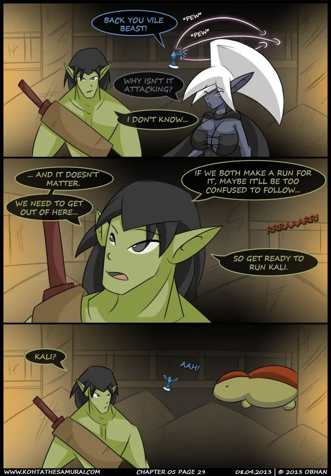 Kohta The Samurai  (Chapter 05 - The Darkness Below - Part 4) — page 29