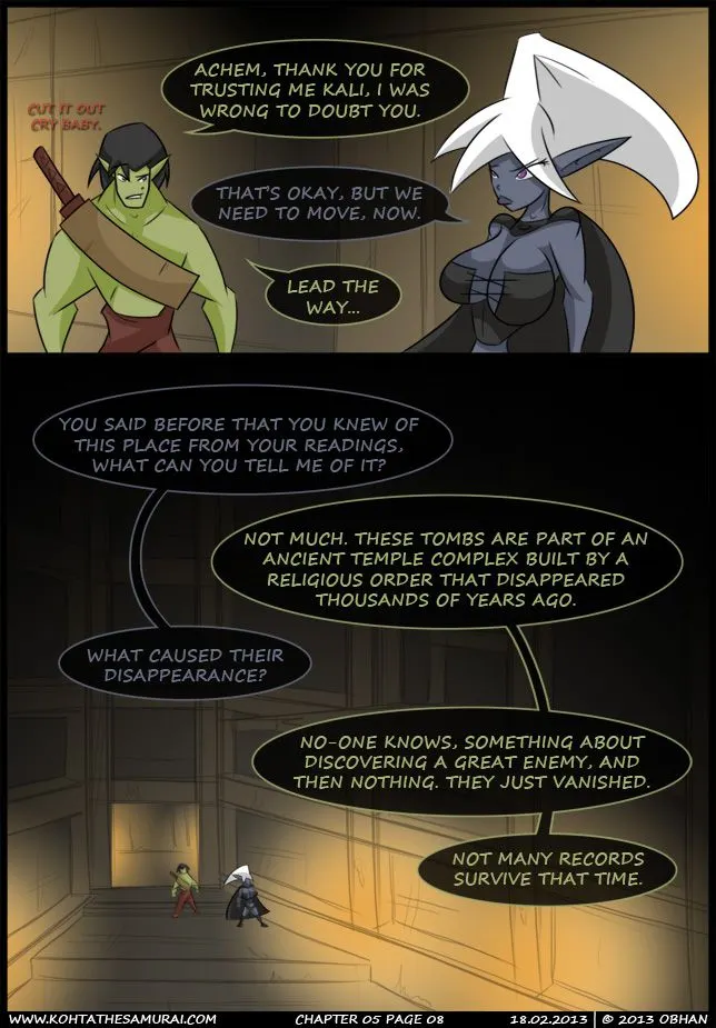 Kohta The Samurai  (Chapter 05 - The Darkness Below - Part 4) — page 8