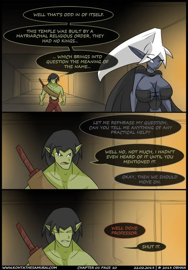 Kohta The Samurai  (Chapter 05 - The Darkness Below - Part 4) — page 10
