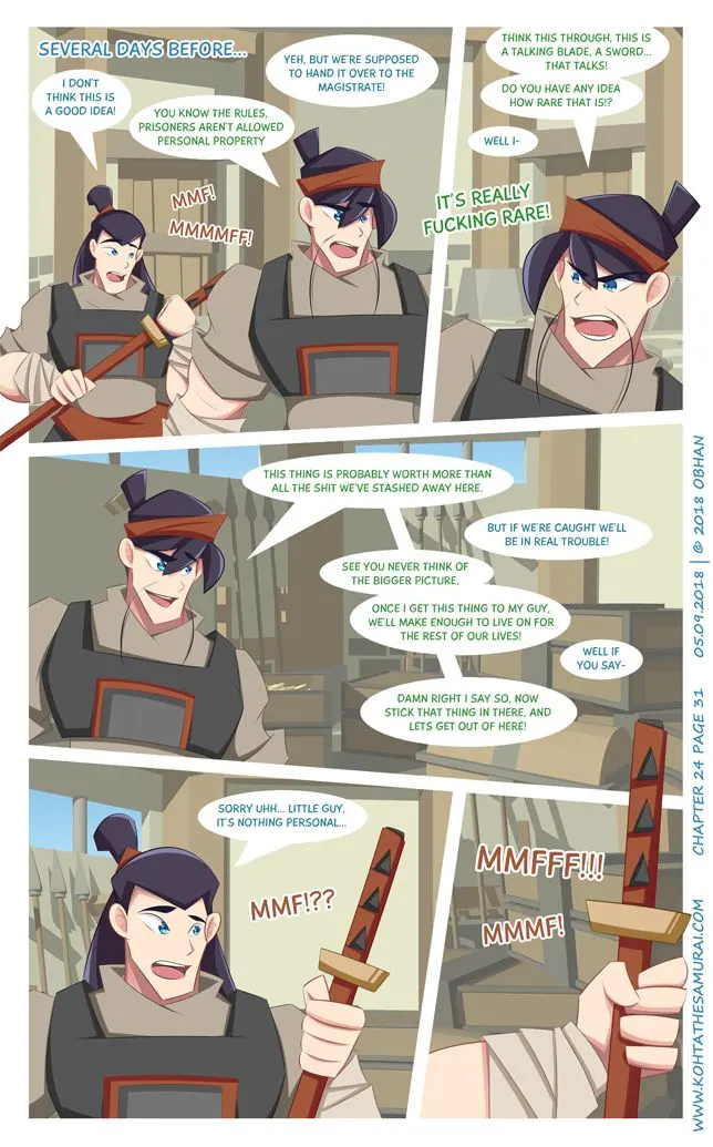 Kohta The Samurai  (Chapter 24 - We Are Who We Choice To Be) — page 36