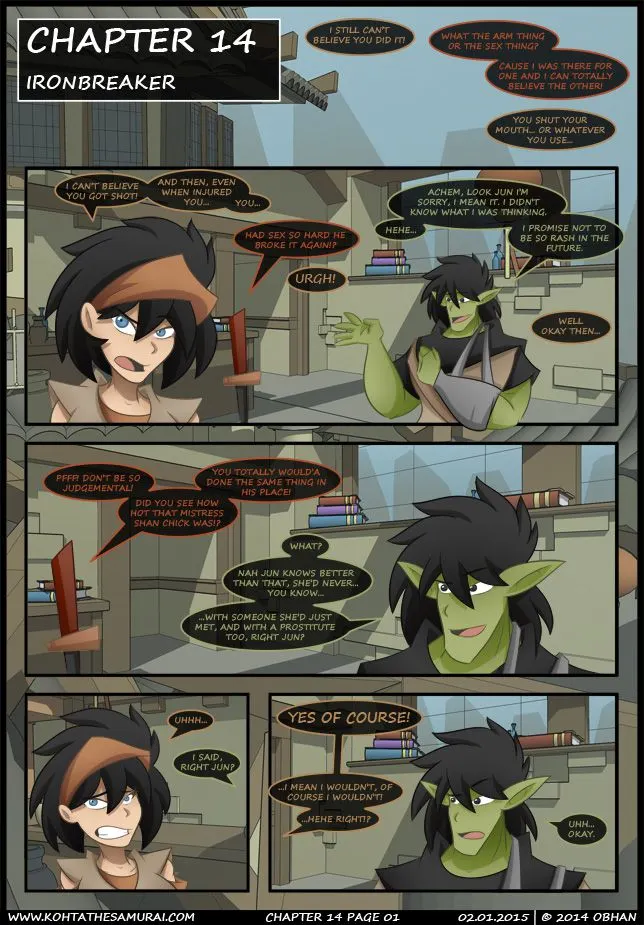 Kohta The Samurai  (Chapter 14 - Iron Breaker) — page 1