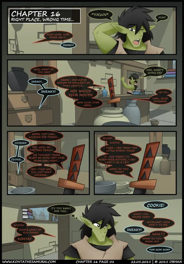 Kohta The Samurai  (Chapter 16 - Right Place, Wrong Time) — page 1