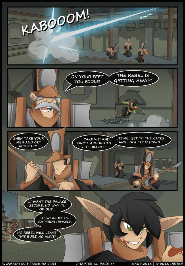 Kohta The Samurai  (Chapter 16 - Right Place, Wrong Time) — page 34