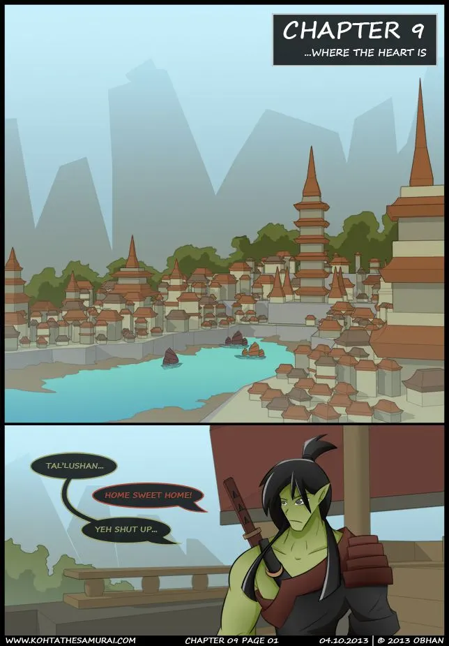 Kohta The Samurai  (Chapter 09 - Where The Heart Is) — page 1
