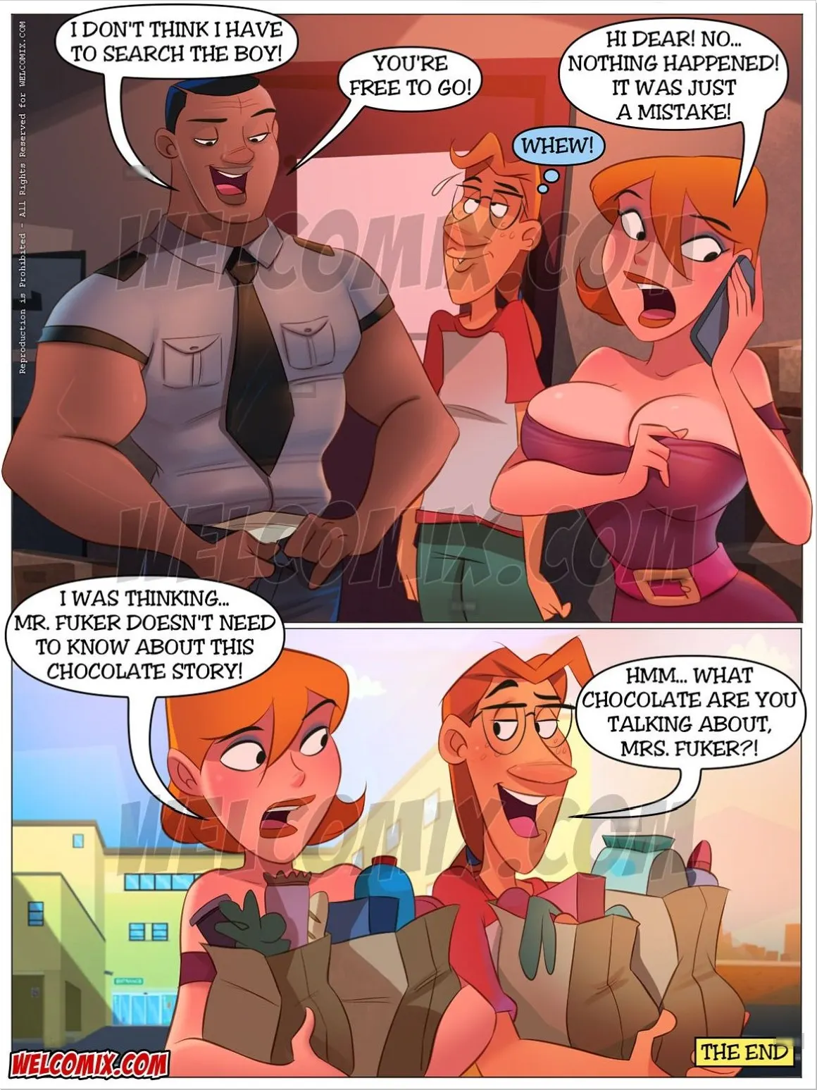 Naughty Fam  (Chapter 31 - Stealing Chocolates) — page 14