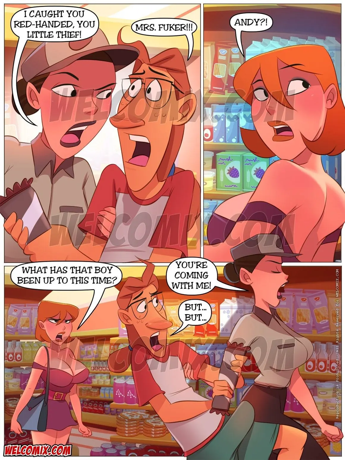 Naughty Fam  (Chapter 31 - Stealing Chocolates) — page 6