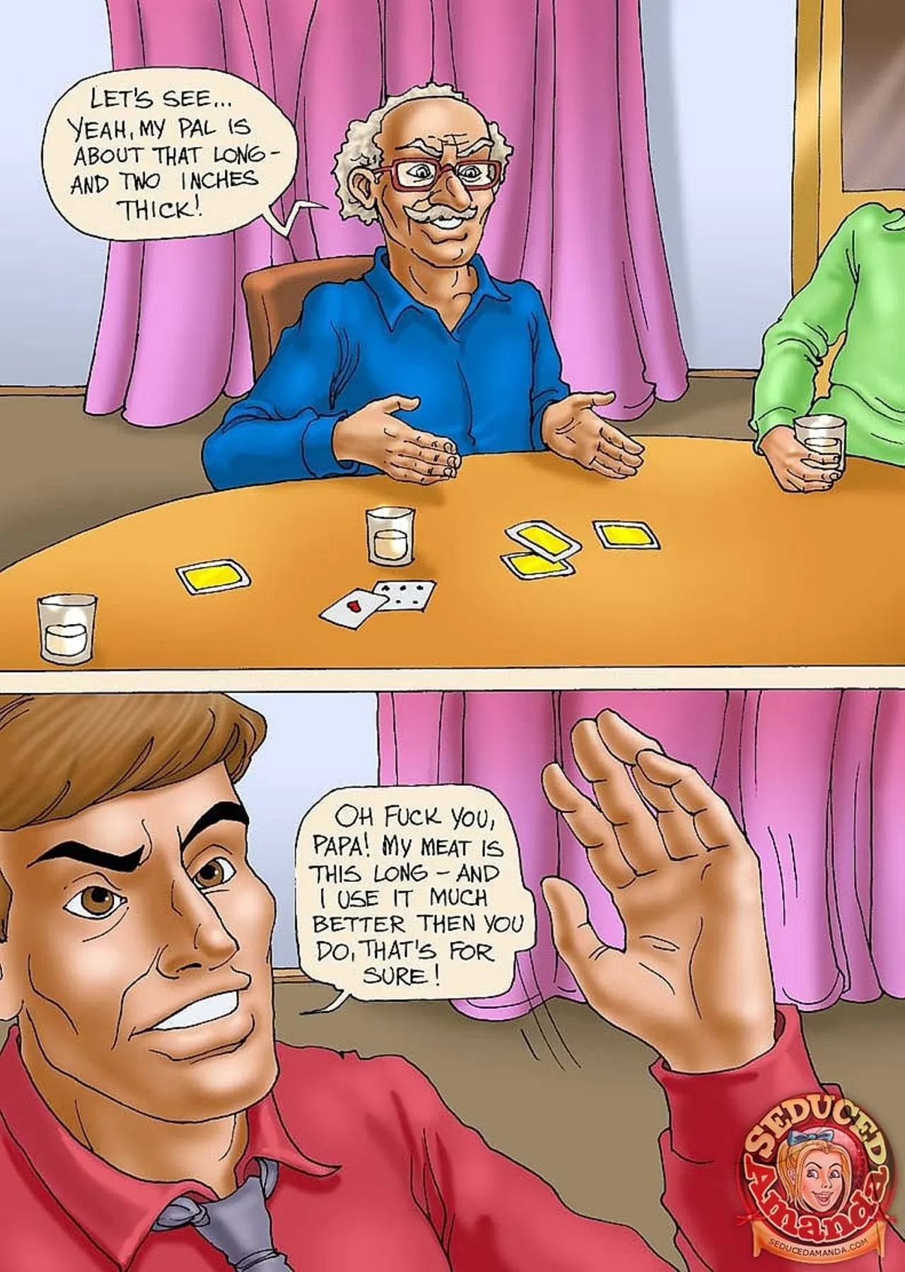 Seduced Amanda  (Chapter 07 - A Serious Bet) — page 3