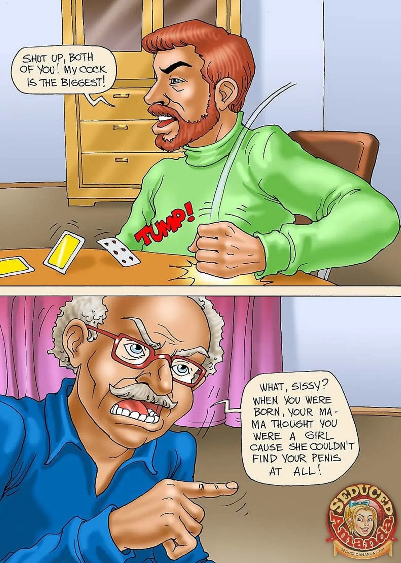 Seduced Amanda  (Chapter 07 - A Serious Bet) — page 4