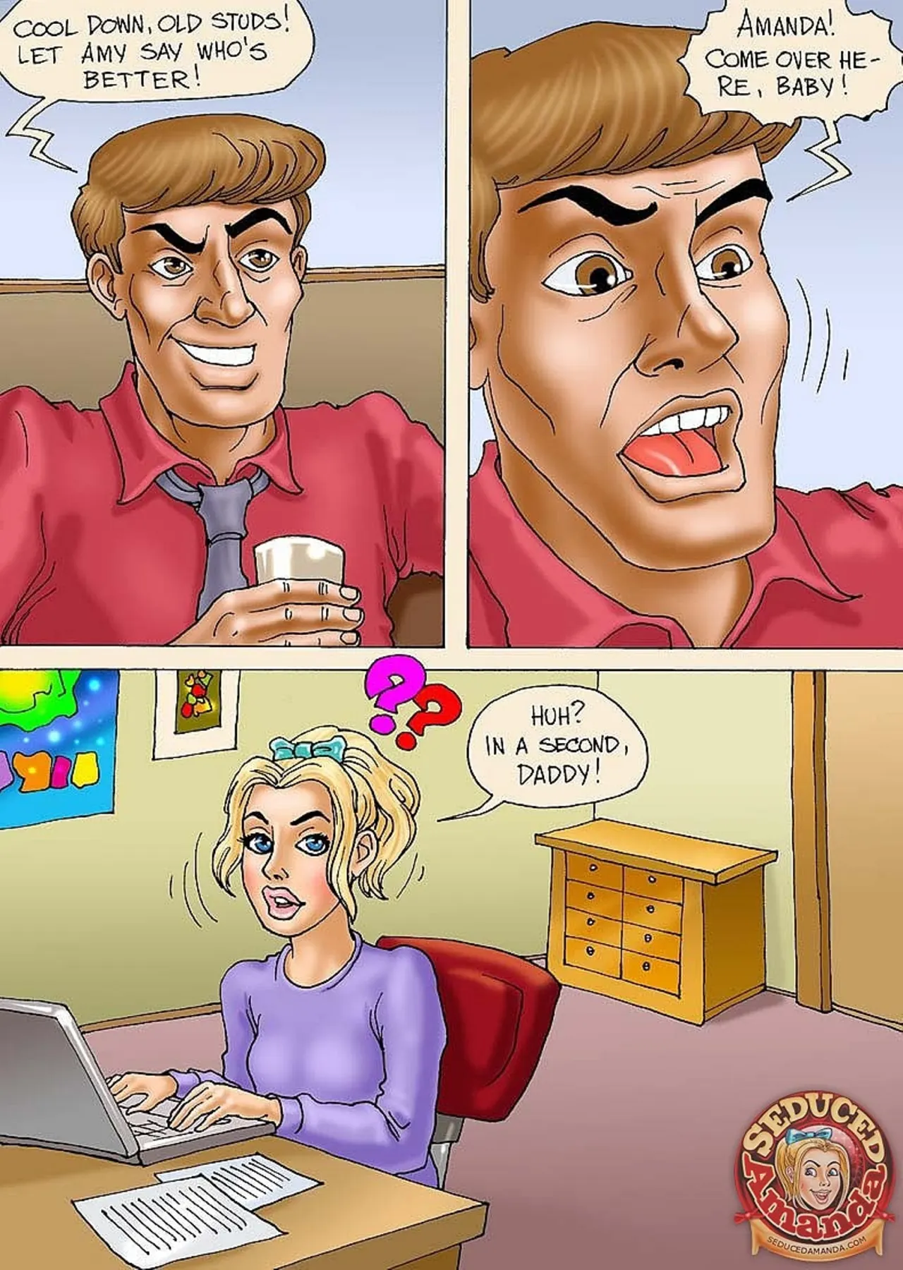 Seduced Amanda  (Chapter 07 - A Serious Bet) — page 5