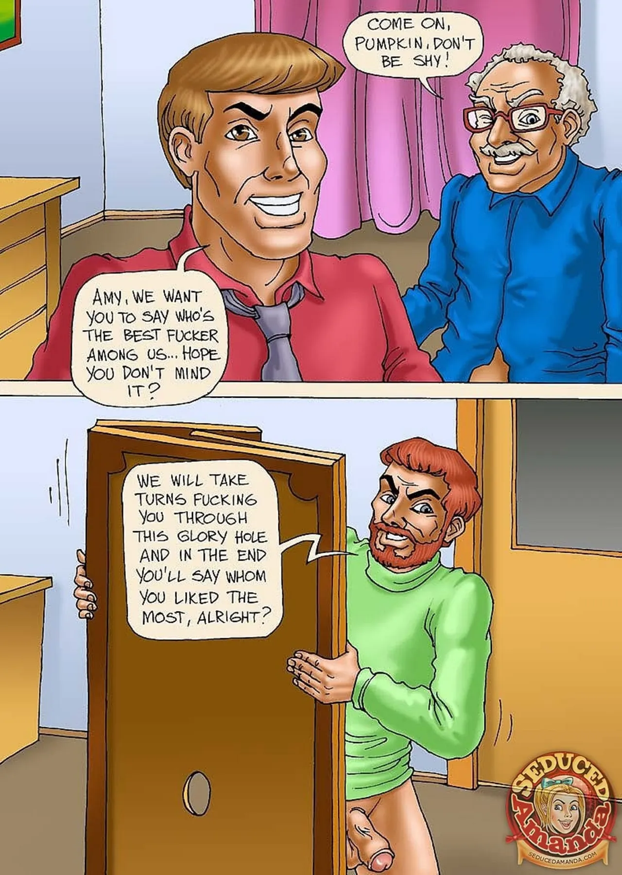 Seduced Amanda  (Chapter 07 - A Serious Bet) — page 7