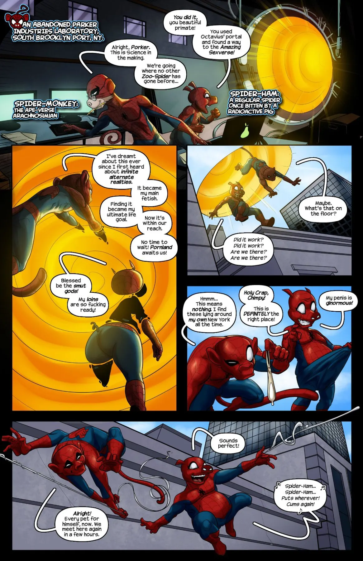 Raiders Of The Sexverse Spider-Man  (Chapter 01) — page 3