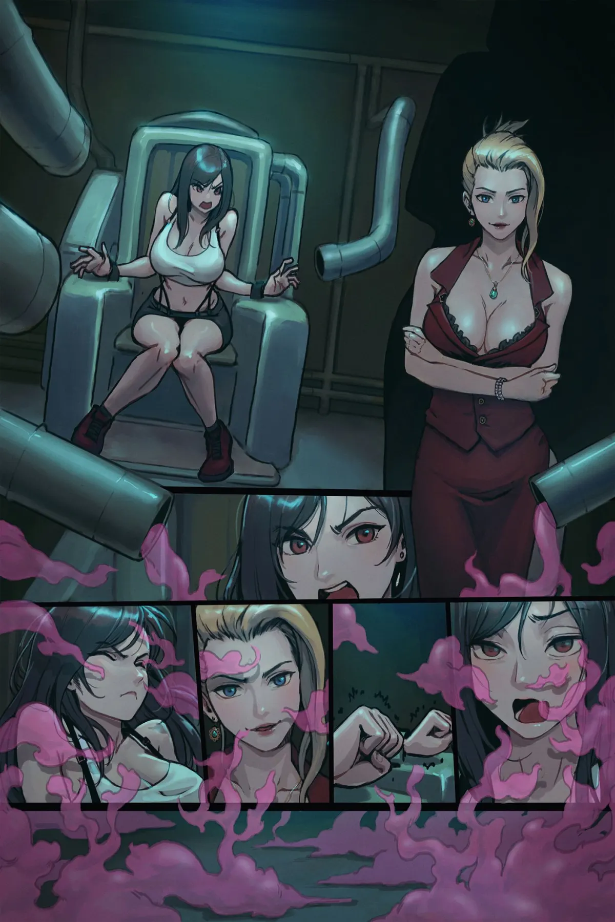Veiled Tifa/s Desire: Temptetion Final Fantasy VII  (Chapter 01) — page 9