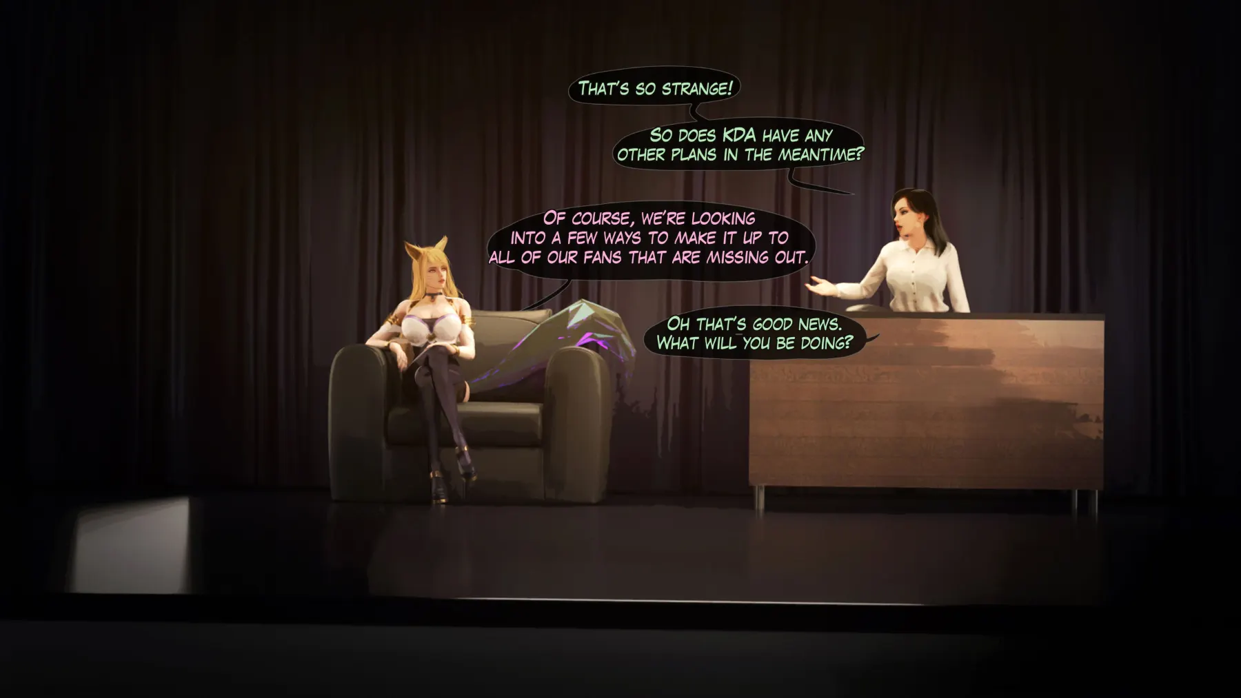 Pop Starz - Behind The Scenes League Of Legends  (Chapter 04) — page 32