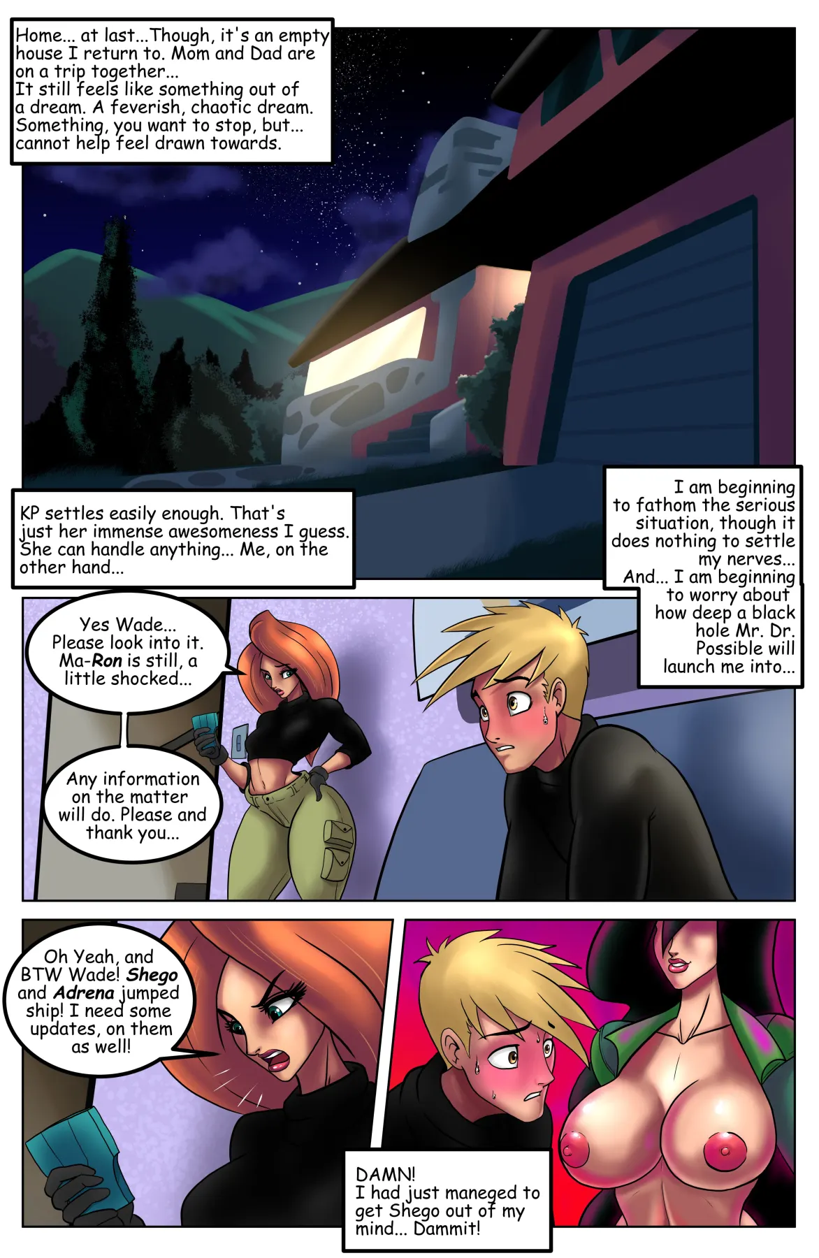 Ron Stoppable And His New Pets Kim Possible  (Chapter 02) — page 11