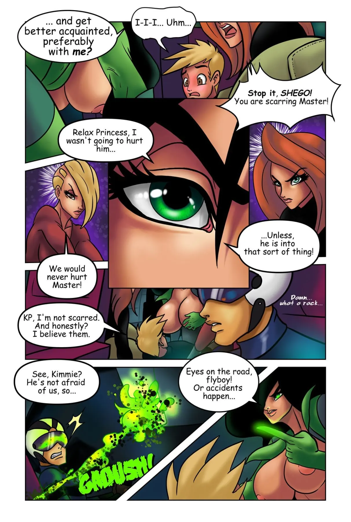 Ron Stoppable And His New Pets Kim Possible  (Chapter 02) — page 7