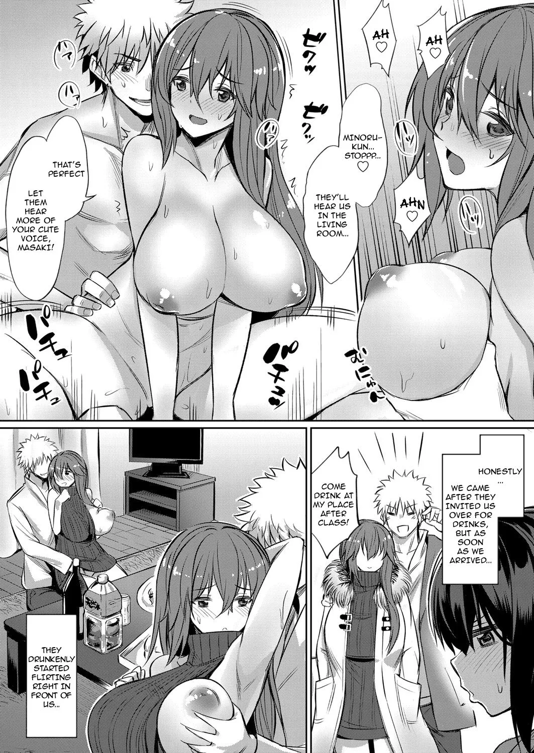 Tipsy Threesome Sex Lesson  (Chapter 01) — page 2