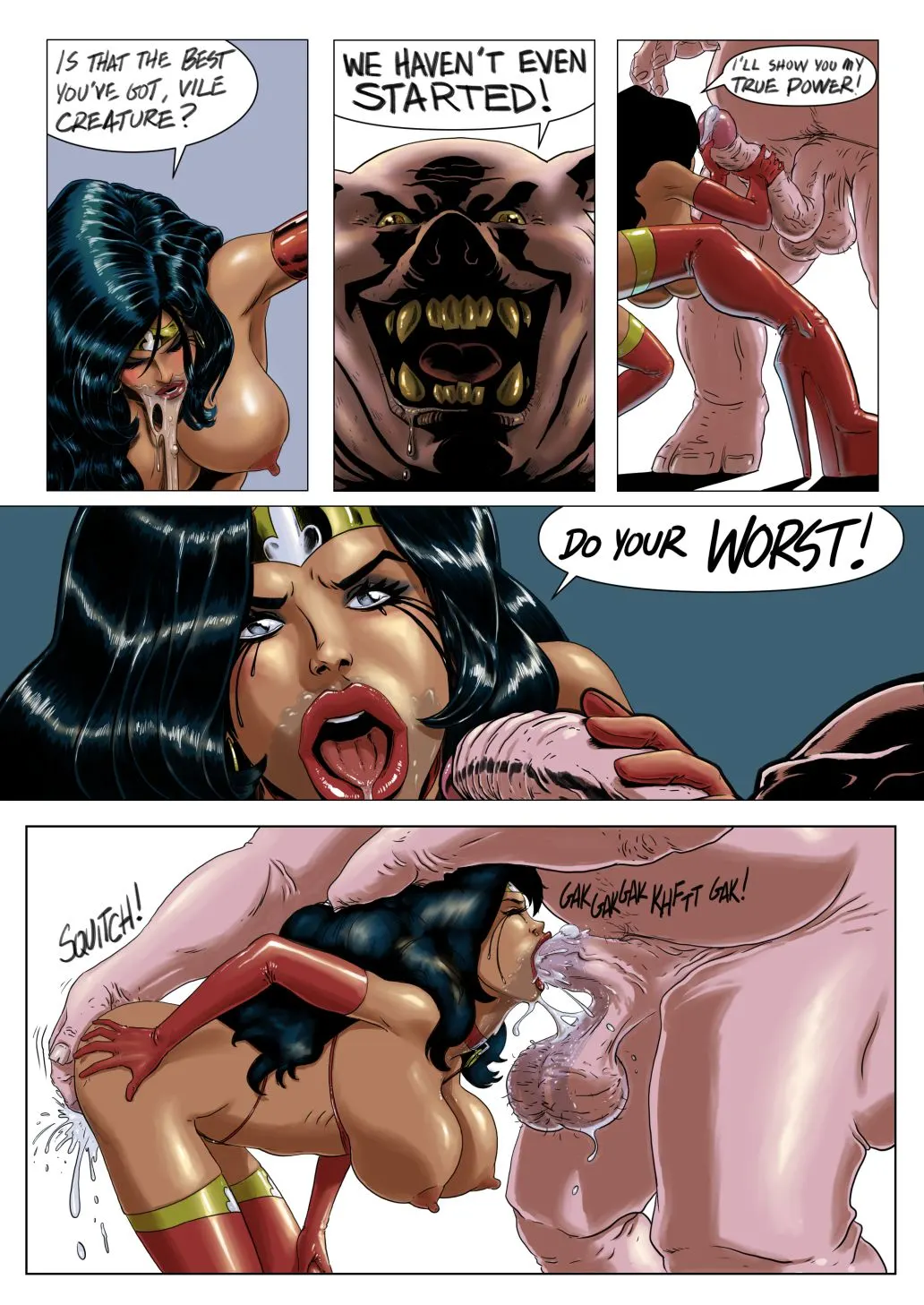 Wondercunt Justice League  (Chapter 01) — page 8